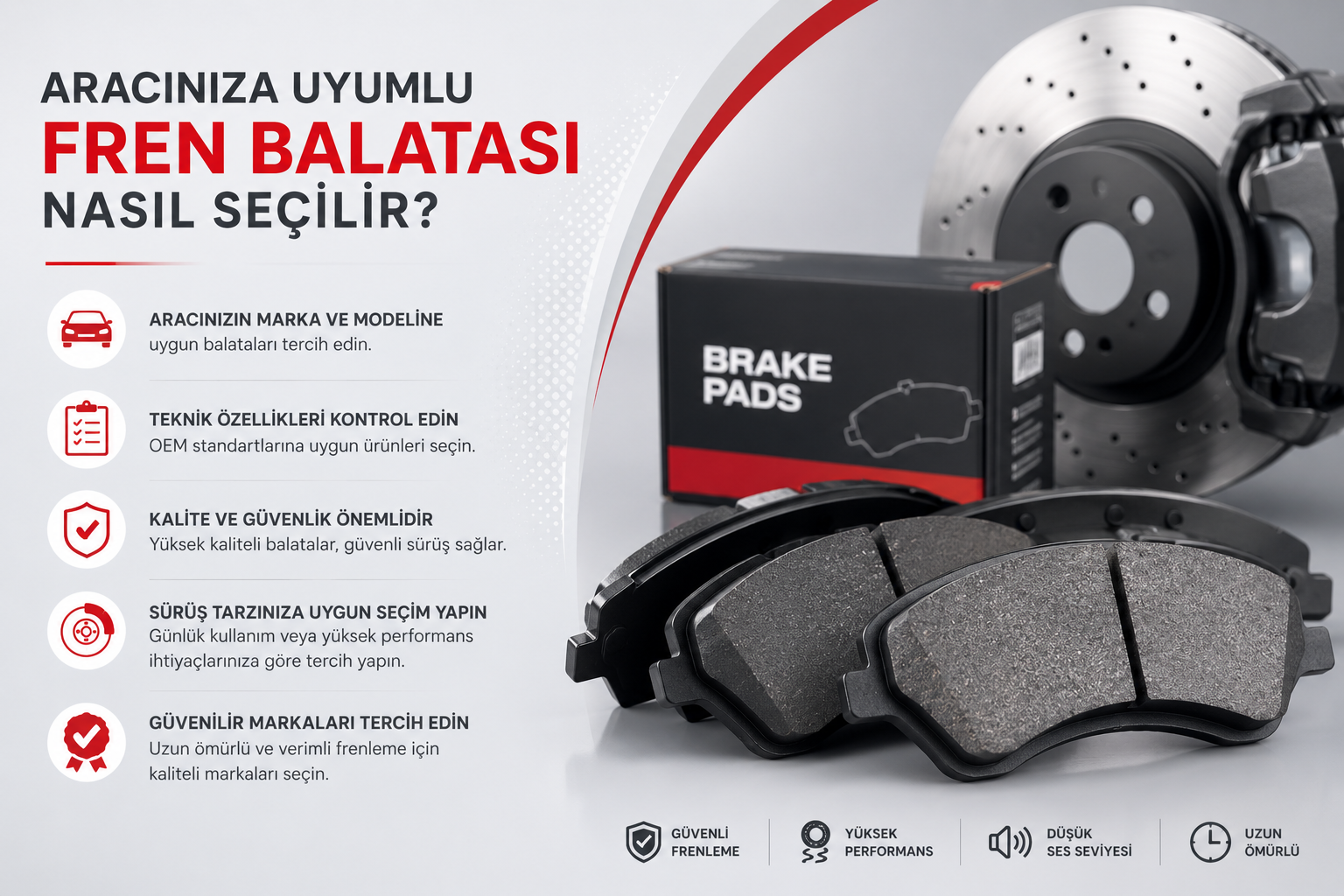 Aracınıza Uyumlu Fren Balatası Nasıl Seçilir?