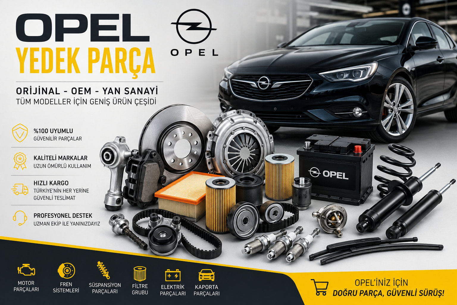 Opel Yedek Parça Rehberi 2026: Orijinal ve Yan Sanayi Parça Seçimi, Fiyatları ve Satın Alma Rehberi
